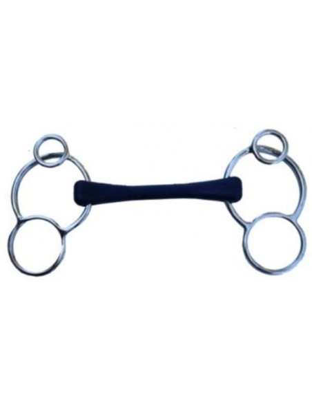 Mors pessoa droit caoutchouc souple Jump'in Heervé Godignon