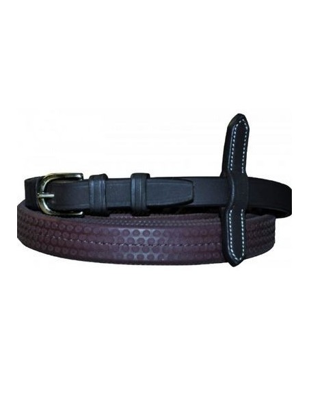 Rênes CAOUTCHOUC 16 mm Privilège Equitation