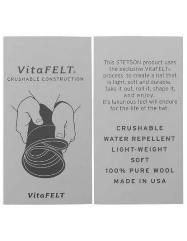 Chapeau VITAFELT BUXTON Stetson
