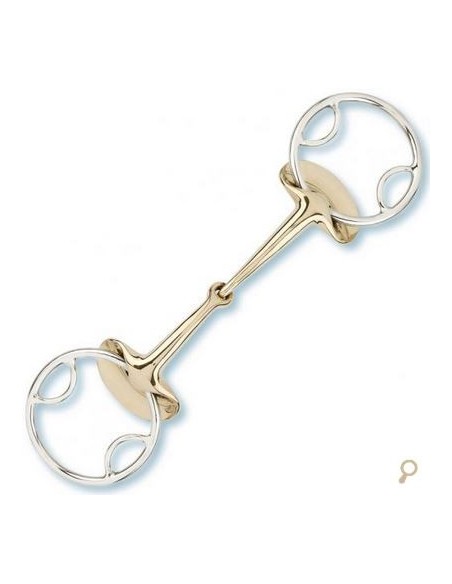 Mors filet ailes d'or 4en1 Trense STÜBBEN