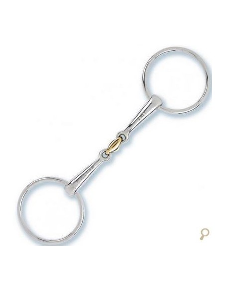 Mors filet 2 anneaux 2en1 Wassertrense STÜBBEN