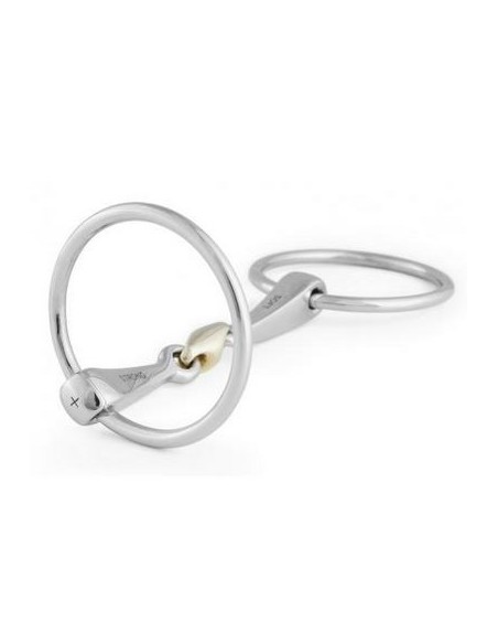 Mors filet 2 anneaux 2en1 Wassertrense STÜBBEN