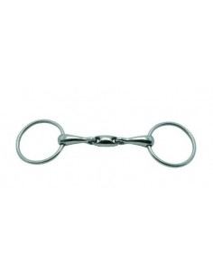 Mors 2 anneaux double brisure inox LAMICELL