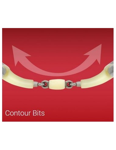 Mors à olive double brisure courbé Happy Mouth