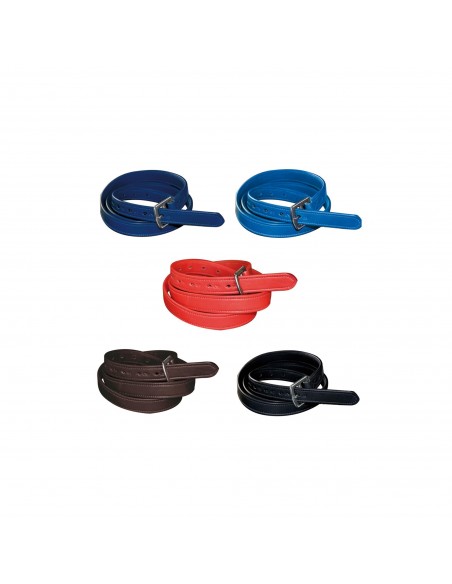 Etrivières NYLON/CUIR Flags&Cup