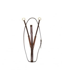 Martingale à anneaux élastique Canter  | Sellerie Sylvie Equitation