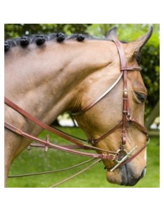 Rênes allemandes CORDE CUIR WEEK Jump'in
