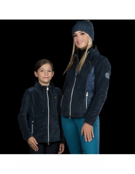 Veste polaire Enfant KAHARI Flags&Cup - marine