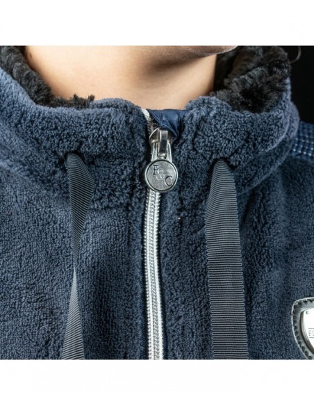 Veste polaire Enfant KAHARI Flags&Cup - marine