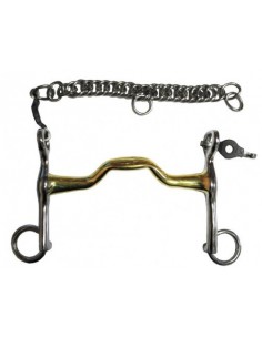 Mors de bride petites branches à passage de langue Jump'In