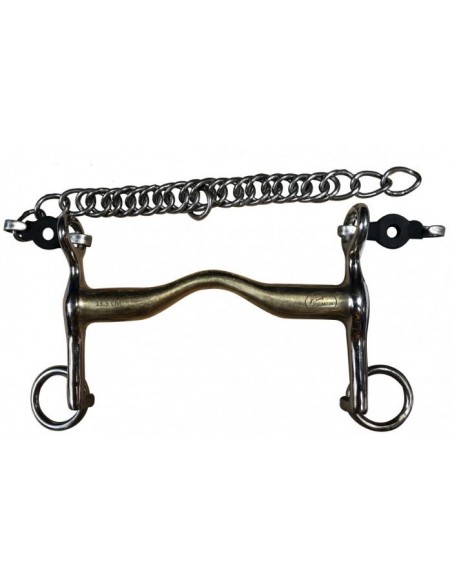 Mors de bride petites branches à passage de langue Jump'In