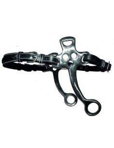 Hackamore cuir branches courtes Jump'In