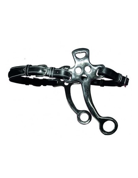 Hackamore cuir branches courtes Jump'In
