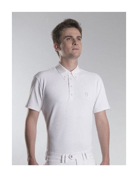 Polo de concours Homme CHARLES Samshield | Sellerie Sylvie Equitation