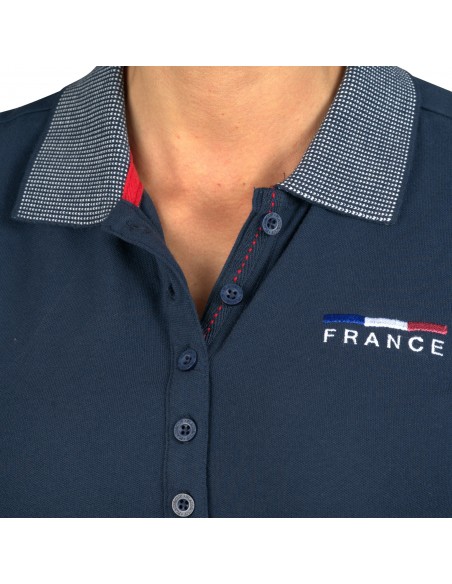 Polo Dame FRANCE Flags & Cup