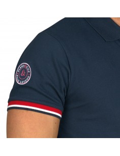 Polo Homme FRANCE Flags&Cup marine 2