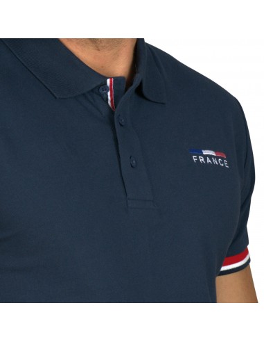 Polo Homme FRANCE Flags&Cup marine