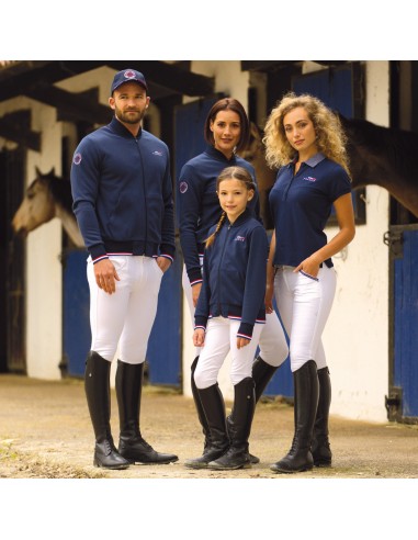 Sweat zippé Homme FRANCE Privilège Equitation