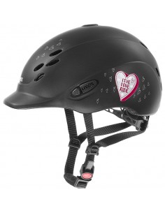 Casque enfant ONYXX GLAMOUR Uvex noir