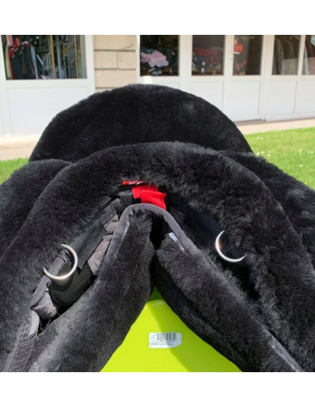 Selle en mouton avec tapis intégré Mattes