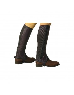 Mini-chaps en cuir Equithème