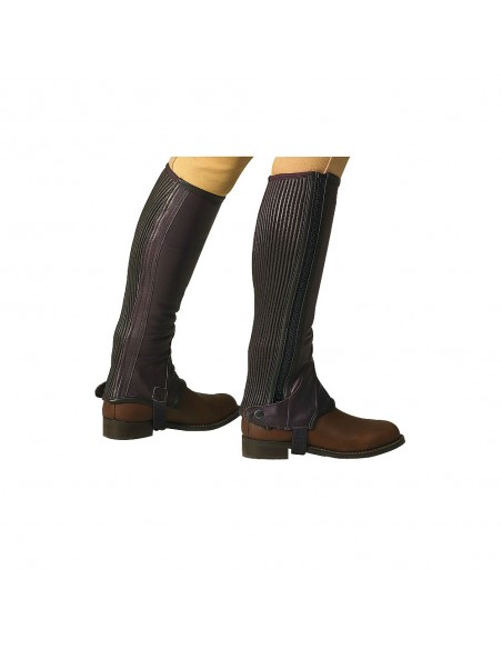 Mini-chaps en cuir Equithème