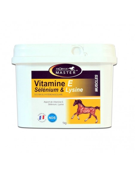 Vitamine E avec SELENIUM & LYSINE en poudre Horse Master