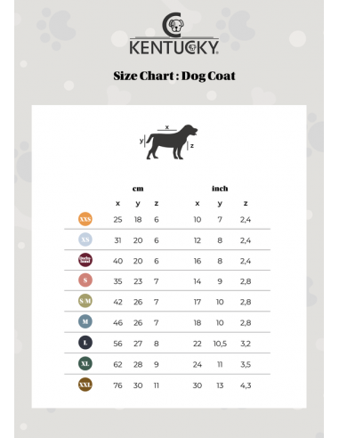 Manteau pour chien ORIGINAL Kentucky