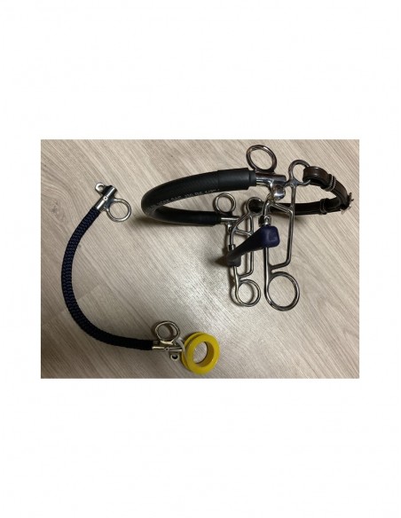 Mors combiné droit caoutchouc souple Jump'in