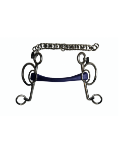 Mors Pelham droit souple Grande Branche Jump'in