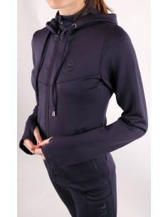 Sweat à Capuche Zippé Dame REBEL