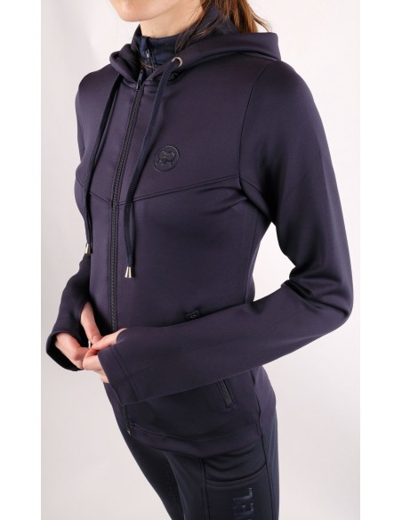 Sweat à Capuche Zippé Dame REBEL