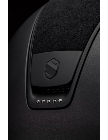 EDITION LIMITEE - Casque Premium Alcantara Top Cuir Matt Black 5 Swarovski Samshield