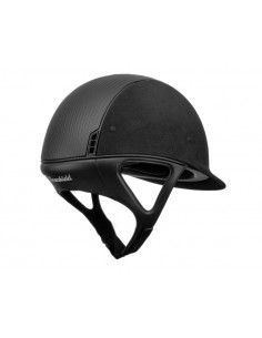 EDITION LIMITEE - Casque Premium Alcantara Top Cuir Matt Black 5 Swarovski Samshield 2