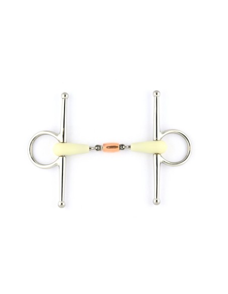 Mors aiguilles avec rouleau en cuivre Happy Mouth | Sellerie Sylvie Equitation
