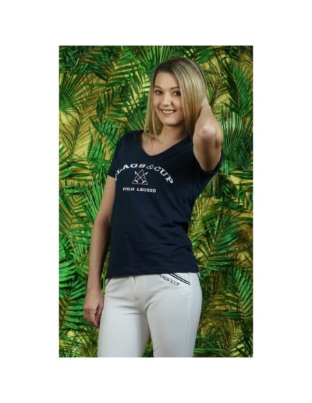 T-Shirt Dame PIURA Flags & Cup