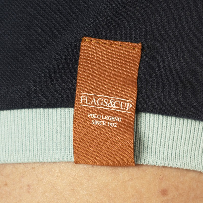 Polo Homme PICO Flags&Cup marine