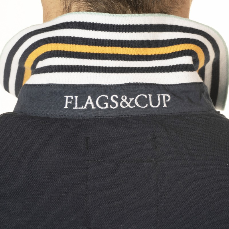 Polo Homme PICO Flags&Cup marine