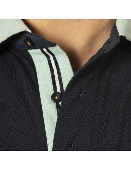 Polo Homme PICO Flags&Cup marine