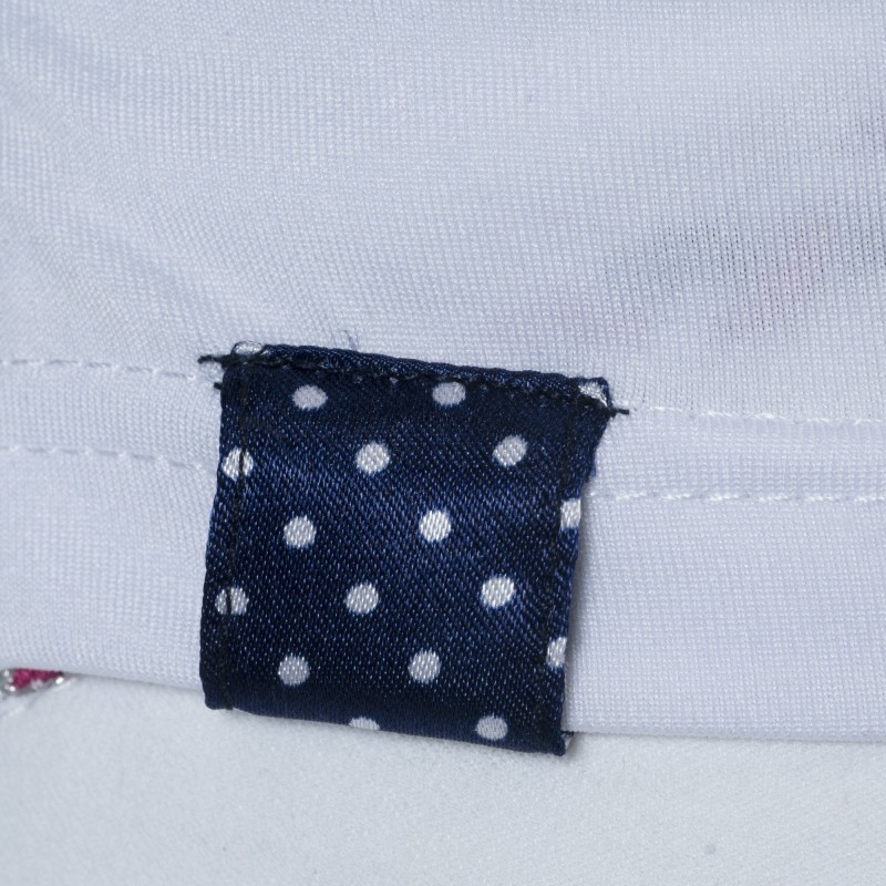 Polo de concours Dame CLORINDA Flags&Cup blanc