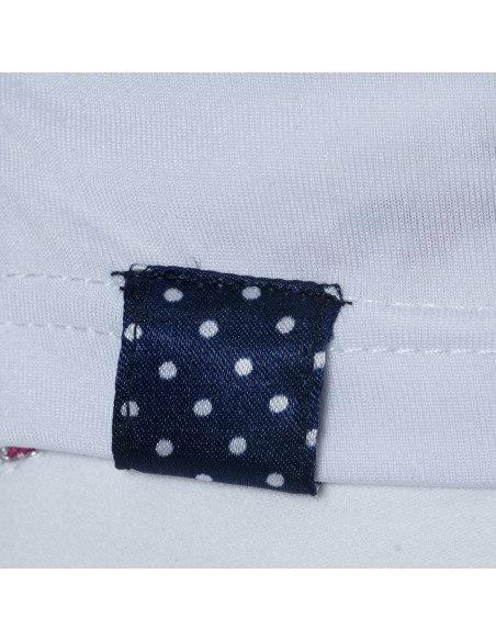 Polo de concours Dame CLORINDA Flags&Cup blanc