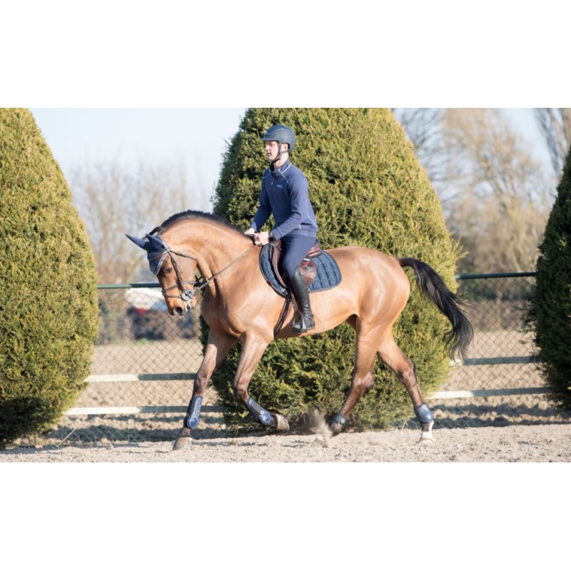 Tapis de selle CARBON MESH Close Contact Square Le Mieux