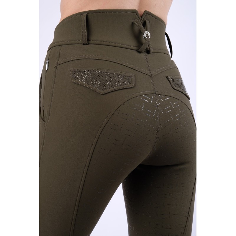 Culotte d'équitation BRIELLA Montar Olive