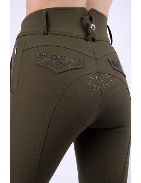 Culotte d'équitation BRIELLA Montar Olive