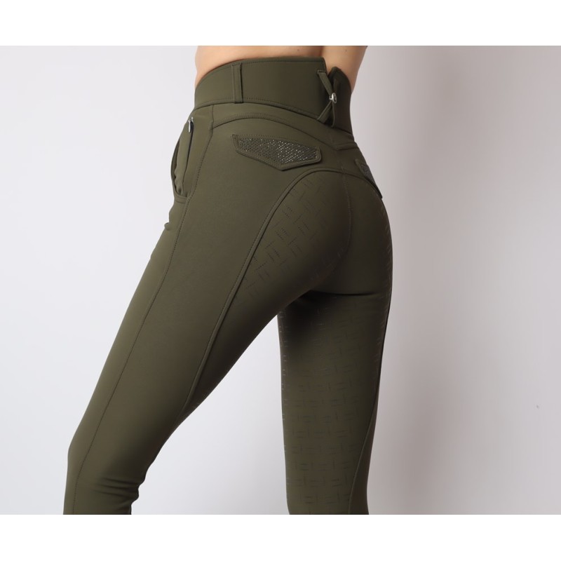 Culotte d'équitation BRIELLA Montar Olive