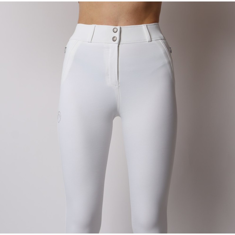 Culotte d'équitation BRIELLA Montar Blanc