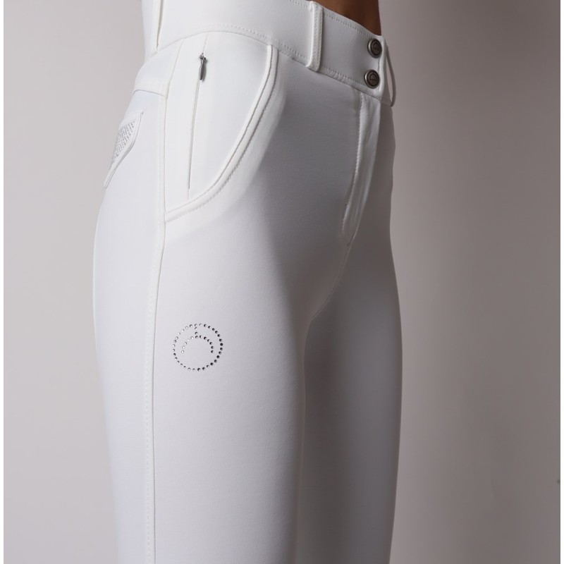 Culotte d'équitation BRIELLA Montar Blanc