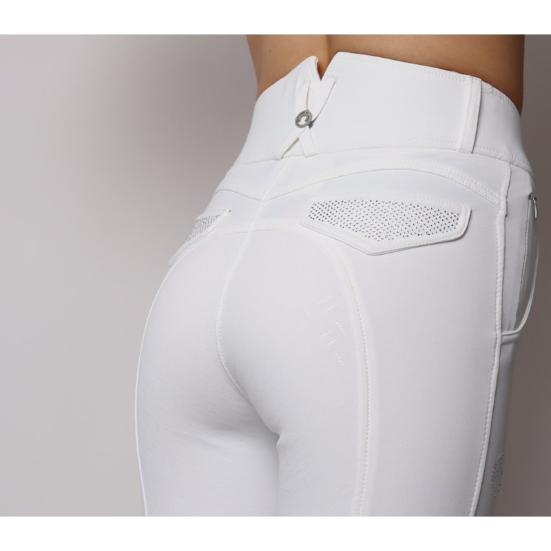 Culotte d'équitation BRIELLA Montar Blanc