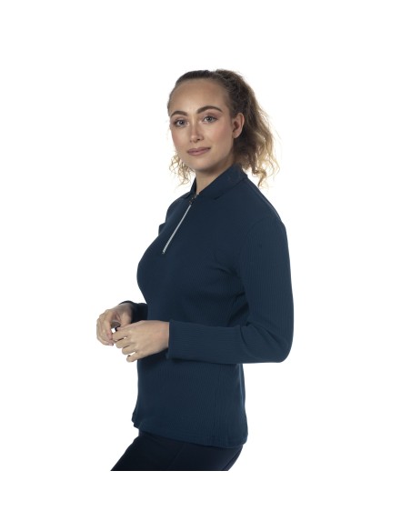 Polo manches longues TOLSONA Flags&Cup - marine