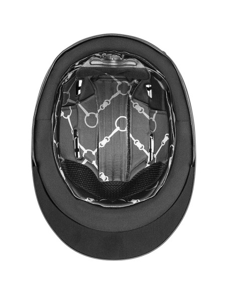 Casque d'équitation SUXXEED CHROME Uvex bleu - doré